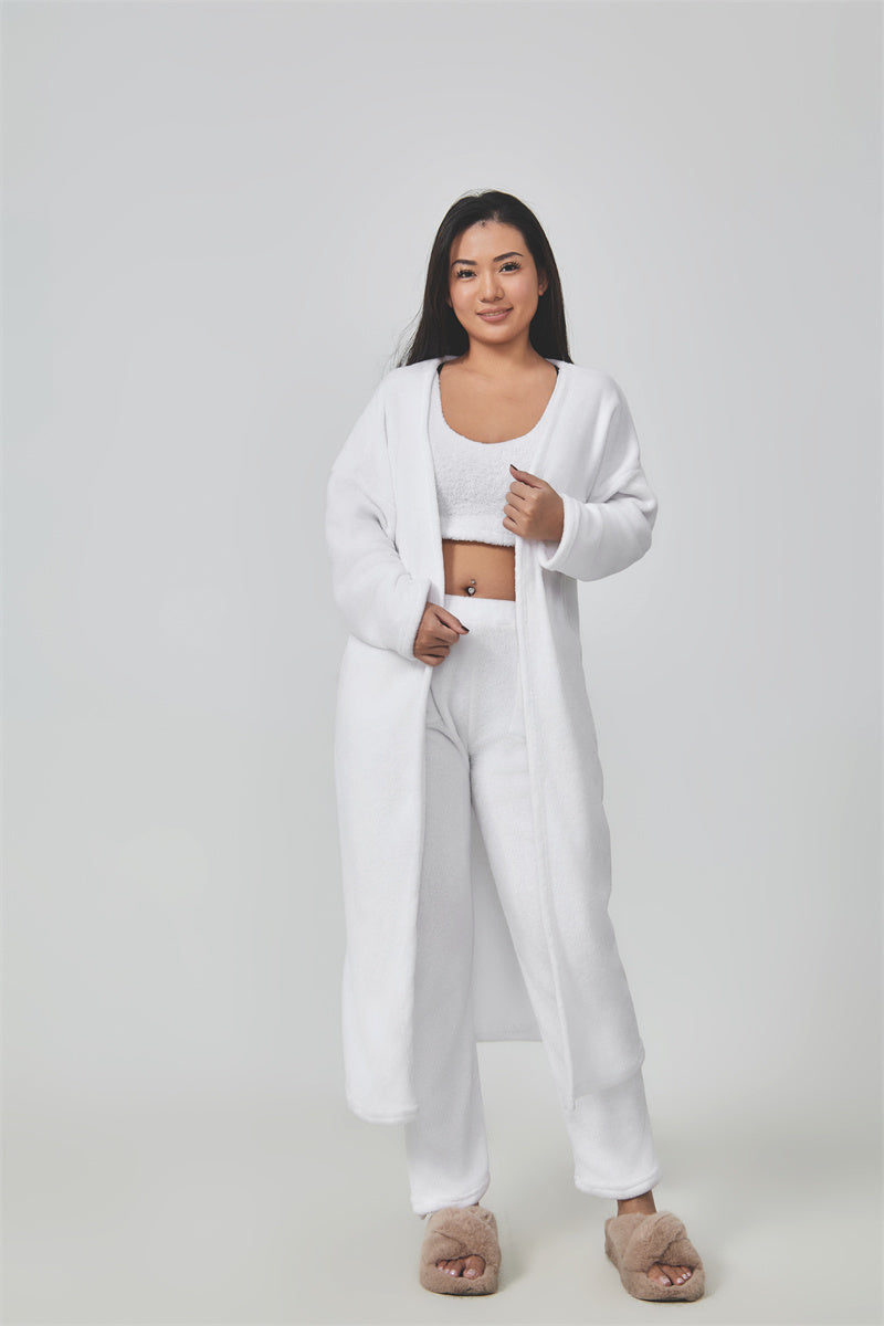 Women's Cozy Pajama 3 Piece Lounge Set