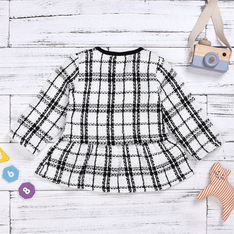 Long-sleeved Dresses Two-piece Baby Outfit