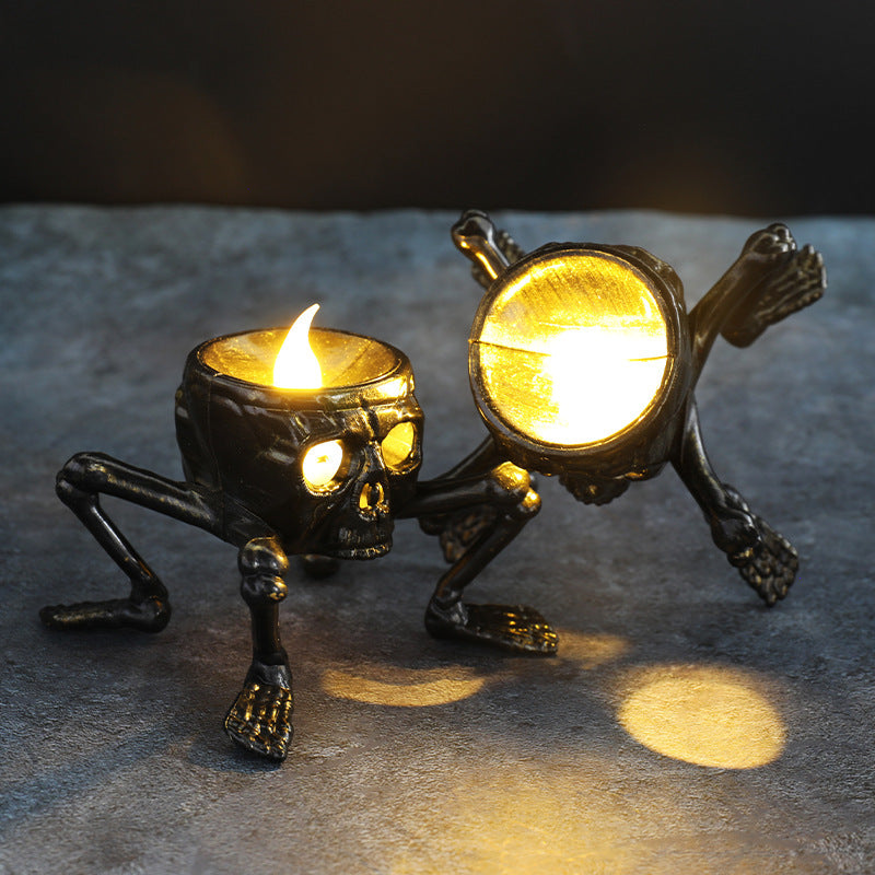 Skull and Hand Lantern