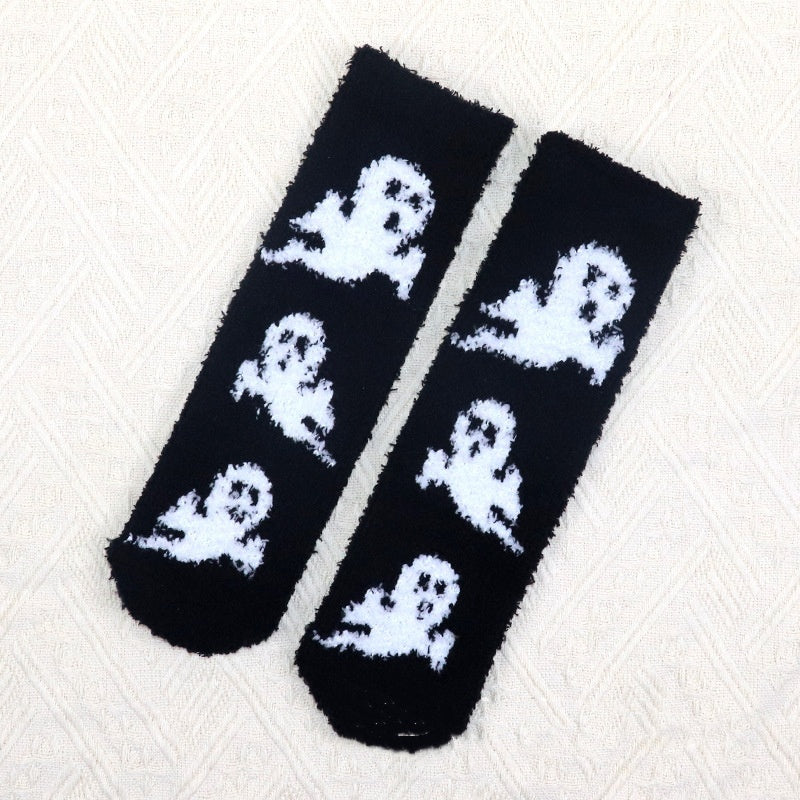 Halloween Glow In the Dark Fleece Socks