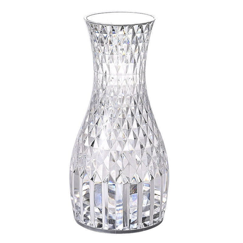 Vase Atmosphere Crystal Lamp with LED Lights