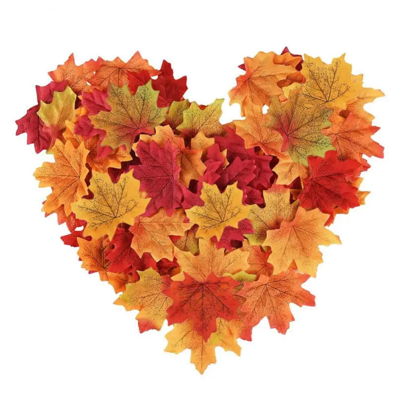 Artificial  Autumn Leaves Leaves Home Decoration (50-1000Pcs )