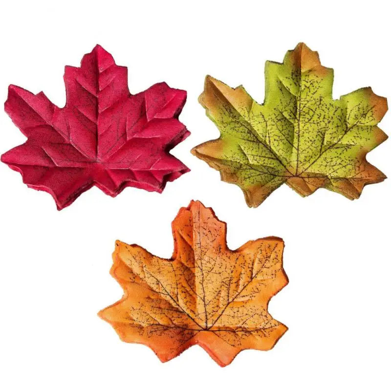 Artificial  Autumn Leaves Leaves Home Decoration (50-1000Pcs )