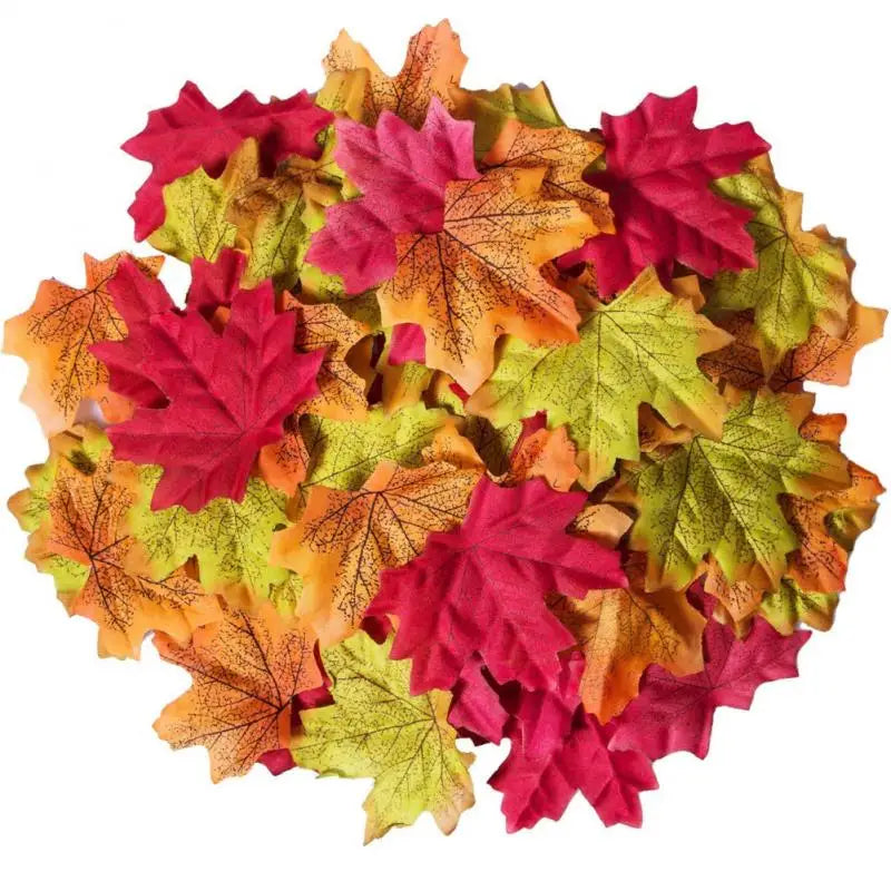 Artificial  Autumn Leaves Leaves Home Decoration (50-1000Pcs )