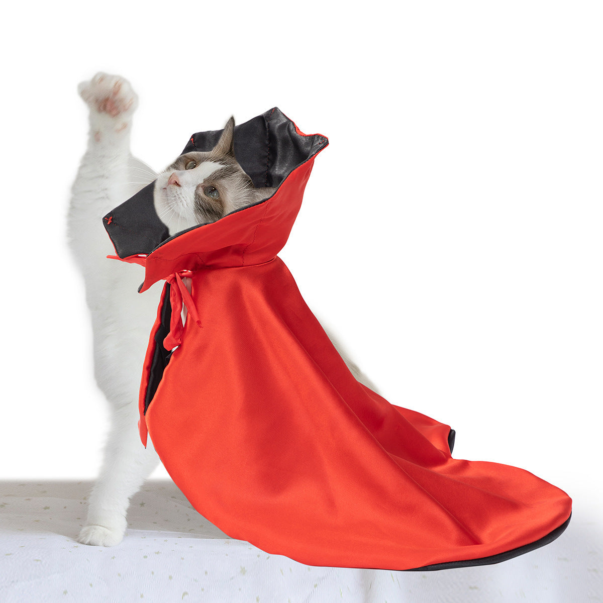 Red Pet Vampire Cape Costume